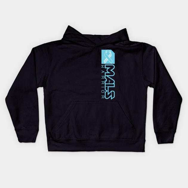 Median Arcuate Ligament Syndrome MALS (Teal Tall) Kids Hoodie by NationalMALSFoundation